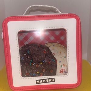 Bath & Body Works New Milk Bar Cookie Make Up Cosmetic Bag